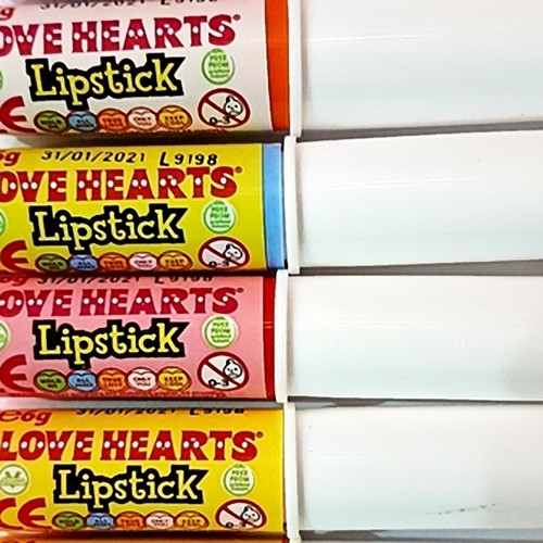 Candy / Love Hearts Lipsticks Gelatine Free